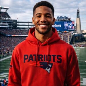 Patriots Red Men's Hoodie